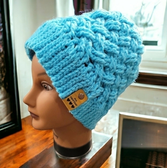 RDG Creations Chunky Handmade Knit Beanie - Picture 2 of 6